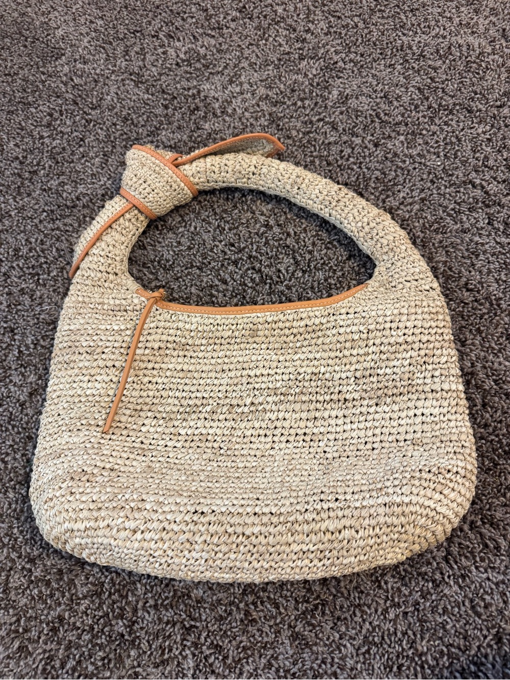 POOLSIDE| The Josie Shoulder Bag in Mixed Natural Raffia| Revolve - Picture 7 of 12